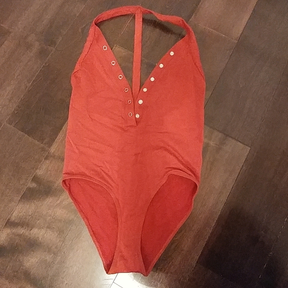 Burnt orange bodysuit